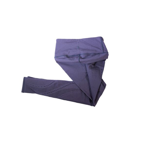 Lululemon Leggings Purple Cutout Tights Womens Size 4 - Picture 2 of 8